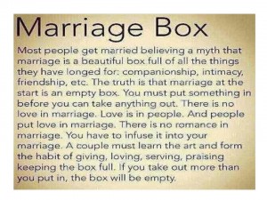 marriage box